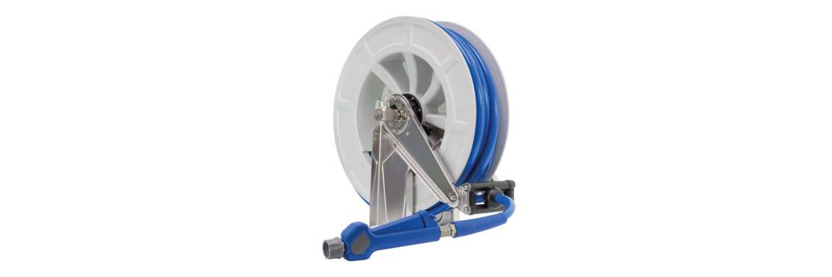 Schlauchaufroller Automatik mit Schlauch