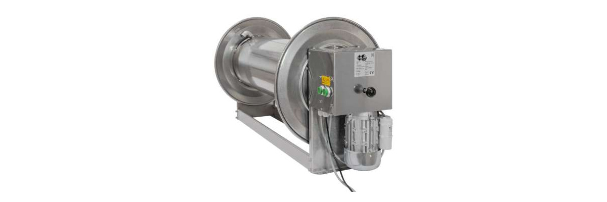 Schlauchaufroller elektrisch
