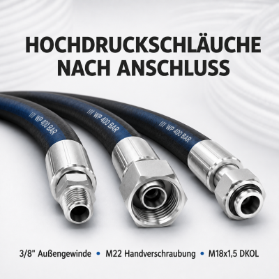 Hochdruckschläuche nach Anschluss