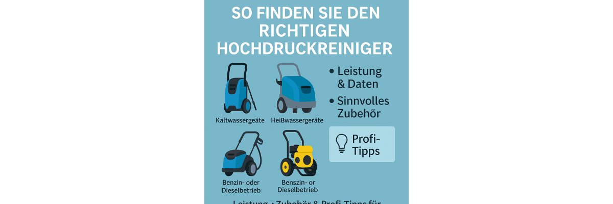 So findest du den richtigen Hochdruckreiniger - Welcher Hochdruckreiniger passt zu mir? | Ratgeber &amp; Tipps