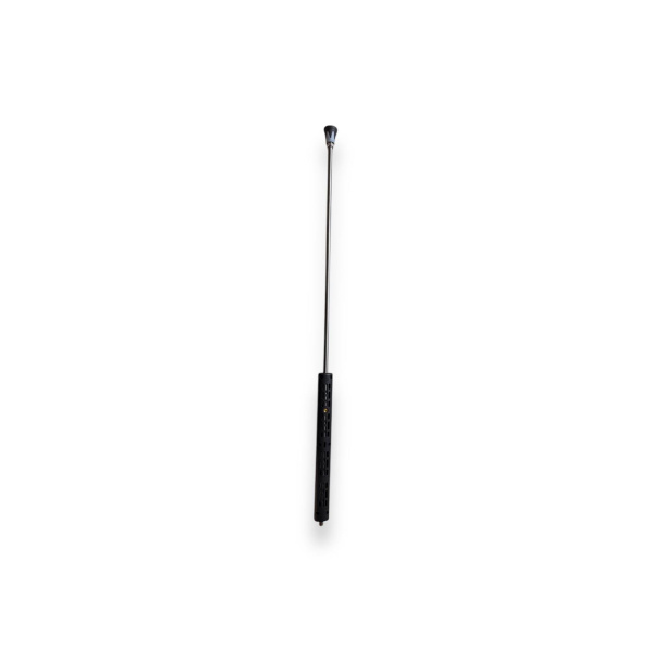 Einzelstrahlrohr 100cm mit Düsenschutz (1/4"IG) & Griffschale - Edelstahl