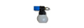 LS10 Schaumlanze - blau mit Flasche 2 Ltr - Düse 1,5mm (. 060) - KEW/D12 Langnippel