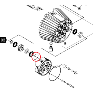 Nilfisk O-Ring 37,1 x 1,6 NBR 70 SH - KEW 03-Pumpe