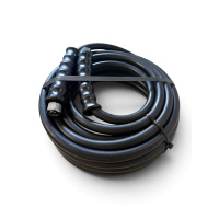 Hochdruckschlauch DN08 2SN Schwarz glatt | 400bar |...