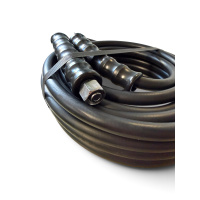 Hochdruckschlauch DN08 2SN Schwarz glatt | 400bar |...