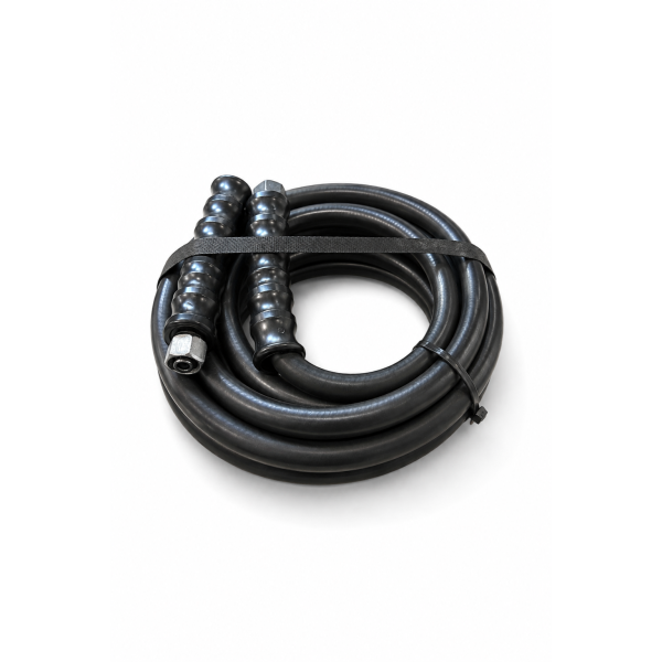 Hochdruckschlauch DN10 2SN Schwarz glatt | 400bar | M18x1,5 DKOL - beidseitig