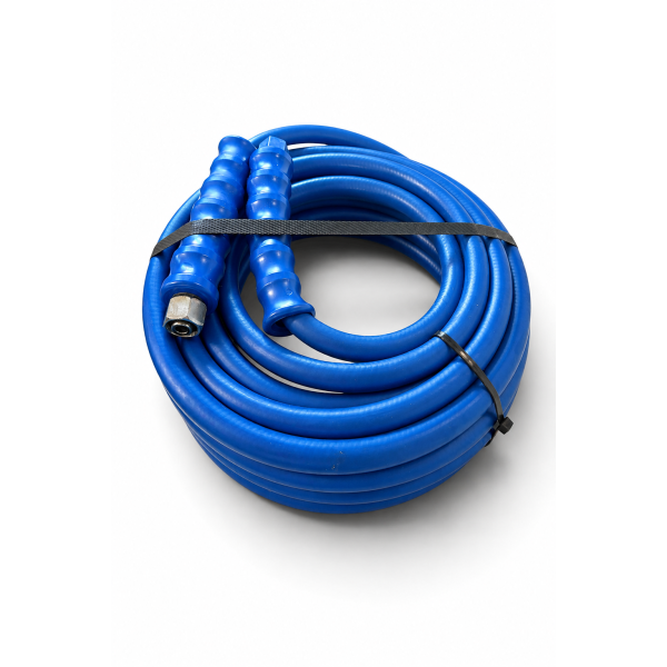 Hochdruckschlauch DN08 2SN Blau glatt | 400bar | M18x1,5 DKOL - beidseitig