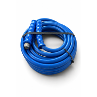 Hochdruckschlauch DN08 2SN Blau glatt | 400bar | M18x1,5...