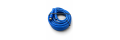 Hochdruckschlauch DN08 2SN Blau glatt | 400bar | M18x1,5 DKOL - beidseitig
