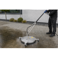 Edelstahl Flächenreiniger HR420 | 420 mm | .050 | D12/KEW/NIL – Profi-Terrassenreiniger passend für Nilfisk
