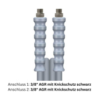 Hochdruckschlauch greyflex DN08 | 250 bar | 3/8" AGR – für Lebensmittel & Schwimmbad