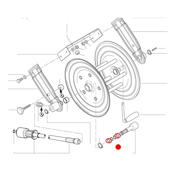 Nilfisk Stützring 13,5x18x2 PTFE+BZ, / SUPPORTING RING Ø13.5X18X2 PTFE+BZ
