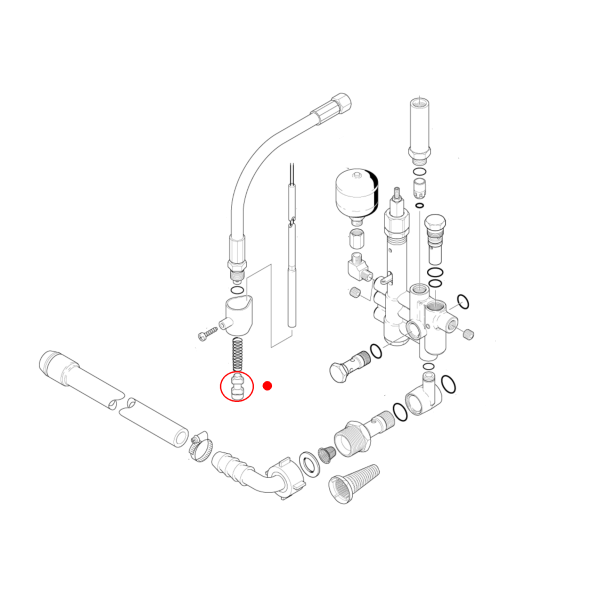 Nilfisk Kontaktkolben– Complete Contact Piston
