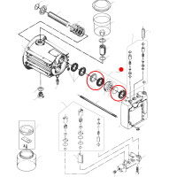 Dichtungssatz reduziert - Nilfisk / KEW 02K/02V/A2K/A2V