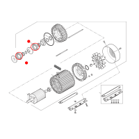 Nilfisk Axialrollenlager 3200615 - AXIAL ROLLER BEARING