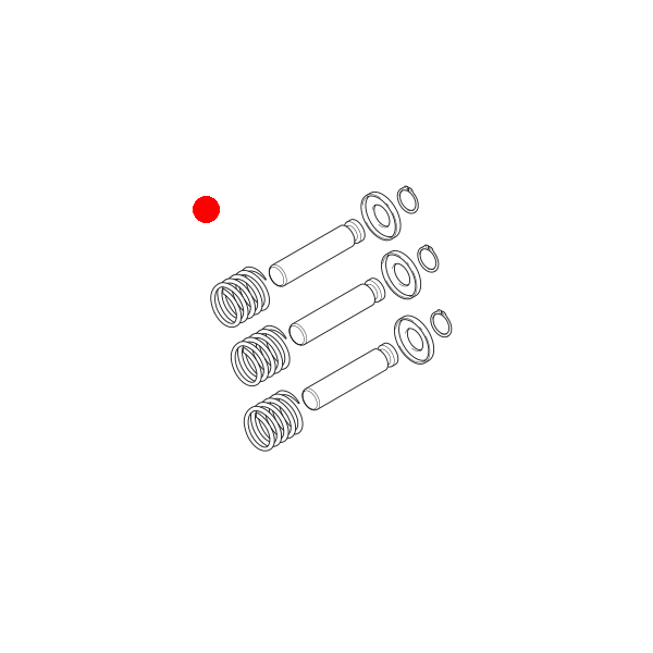 Nilfisk Kolbensatz D18  – Piston Kit Original Ersatzteil