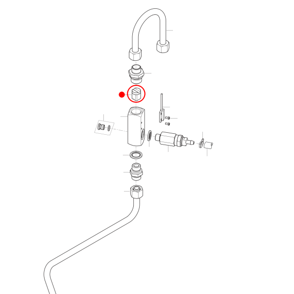 Nilfisk Magnetgehäuse komplett, Artikelnummer 101117798,