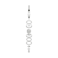 Nilfisk Rep.-Satz Umlaufventil NA6 / By-Pass Valve Kit NA6