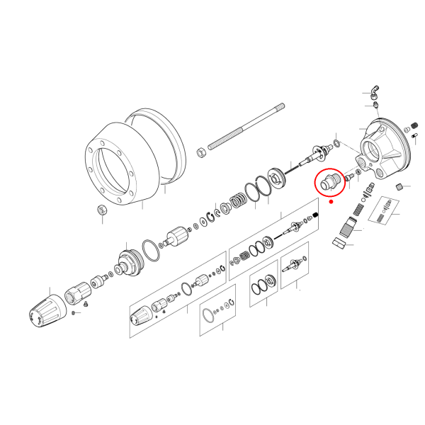Nilfisk Schraube/Fitting – Screw Fitting Original Ersatzteil