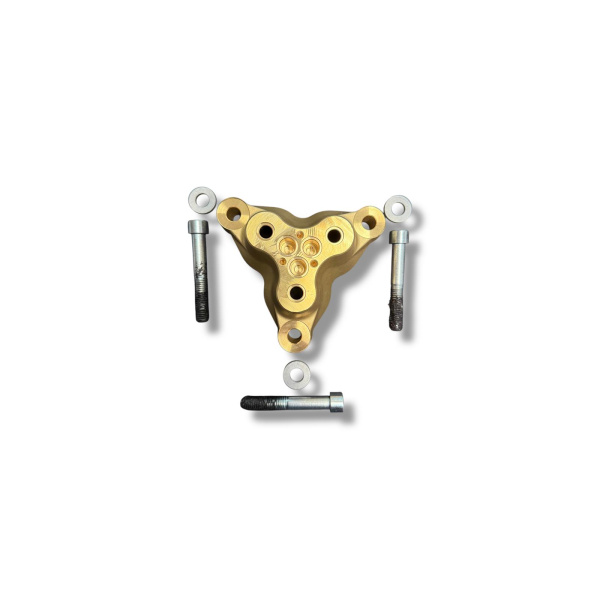 Nilfisk Pumpenkopf NA5.2 mit Schrauben und Unterlegscheiben - Cylinder Head NA5.2 with screw & washers - 107141985