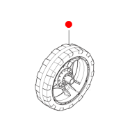 Nilfisk Rad Ø 200 mm WHEEL OPEN 200MM SP