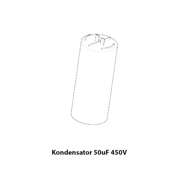 Condensador 50uf 450v di. sp 128500148 NILFISK