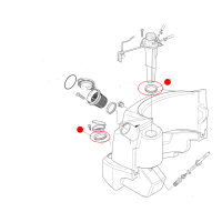 Nilfisk Dichtung D79,6 × D66 × 10 mm /...