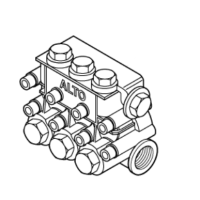 Nilfisk Ventilblock für 18mm Kolben - Valve Block...