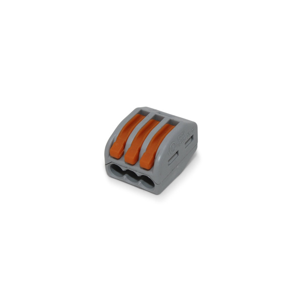 SNAP-ON CLIP 3X4QMM 400V 24A  GREY