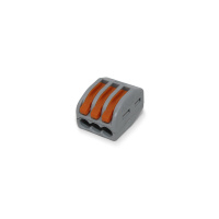 SNAP-ON CLIP 3X4QMM 400V 24A  GREY