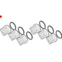 Nilfisk Original Ventile Set 6 Stk - KIT VALVE 6 PCS...