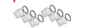 Nilfisk Original Ventile Set 6 Stk - KIT VALVE 6 PCS 301001494