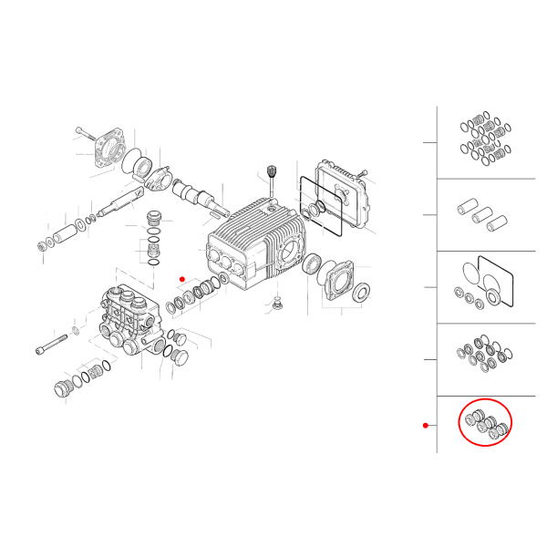 Nilfisk Set Stütze Ring D22 -  KIT SUPPORT RING D22  3