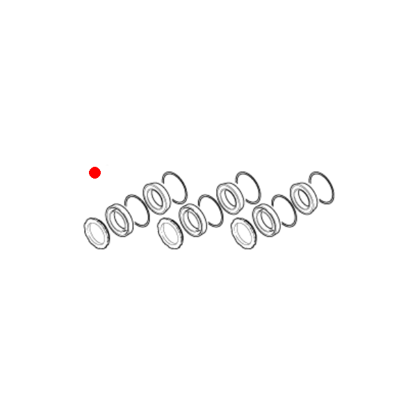 Nilfisk Kolbendichtungssatz Ø28  – Sealing Kit for Piston