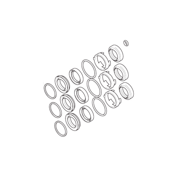 Nilfisk Satz Kolbendichtungen / Piston Seal Kit