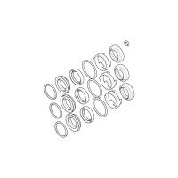 Nilfisk Satz Kolbendichtungen / Piston Seal Kit