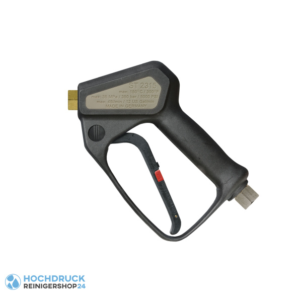 Hochdruckpistole Suttner ST-2315, Eingang 3/8" IG drehbar, Ausgang 1/4" IG, säurebeständig