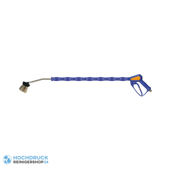 Hochdruckpistole Suttner easywash365+ Weep (Dauerleck), drehbar 900/700 mm, 15° abgewinkelt mit Bürste und Injekt. 13 l