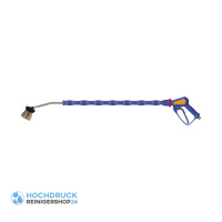 Hochdruckpistole Suttner easywash365+ Weep (Dauerleck), drehbar 900/700 mm, 15° abgewinkelt mit Bürste und Injekt. 13 l