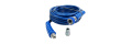 Hochdruckschlauch DN08 Blau-glatt 10 Meter inkl. Kpl.