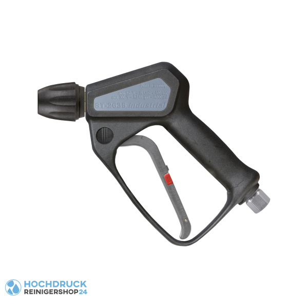 Hochdruckpistole Suttner ST-2635, Eingang 3/8" IG drehbar, Ausgang KW-Kupplung, kugelgelagert