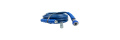 Hochdruckschlauch DN10 Blau-glatt 10 Meter inkl. Kpl.
