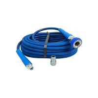 Hochdruckschlauch DN06 Blau-gewickelt max. 250 Bar inkl....