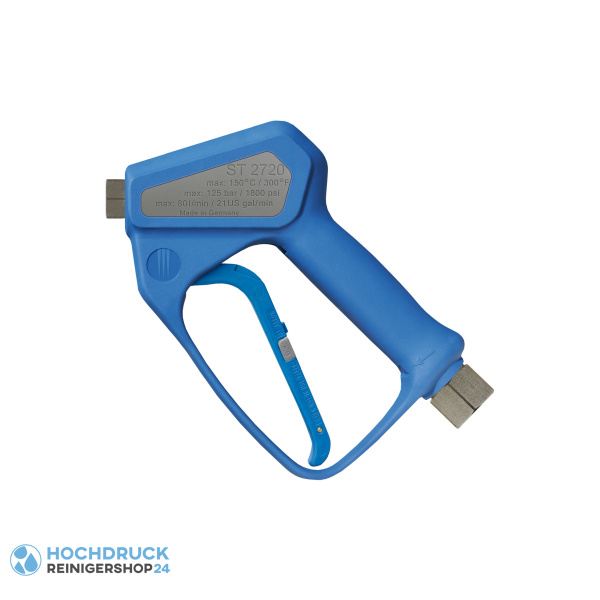 Hochdruckpistole Suttner ST-2720, Eingang 1/2" IG, Ausgang 3/8" IG, Edelstahl, blau