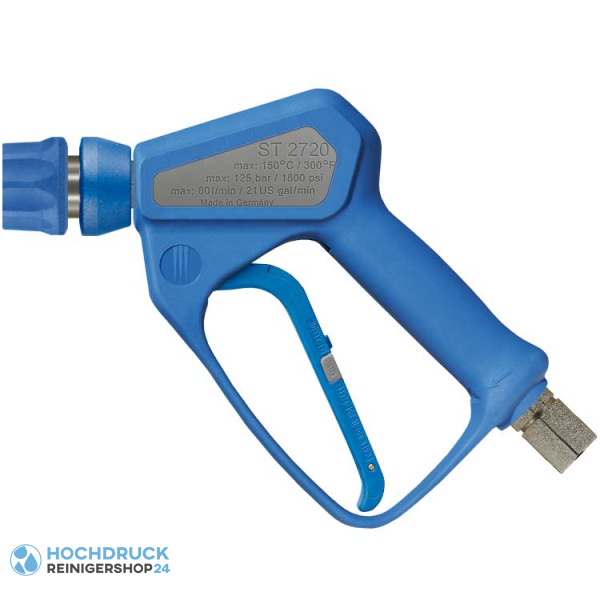 Hochdruckpistole Suttner ST-2720, Eingang 1/2" IG drehbar, Ausgang Kupplung ST-3100, Edelstahl