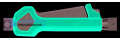 Hochdruckpistole Suttner ST-3240, Eingang 1/2" IG, Ausgang 1/2" IG, Edelstahl
