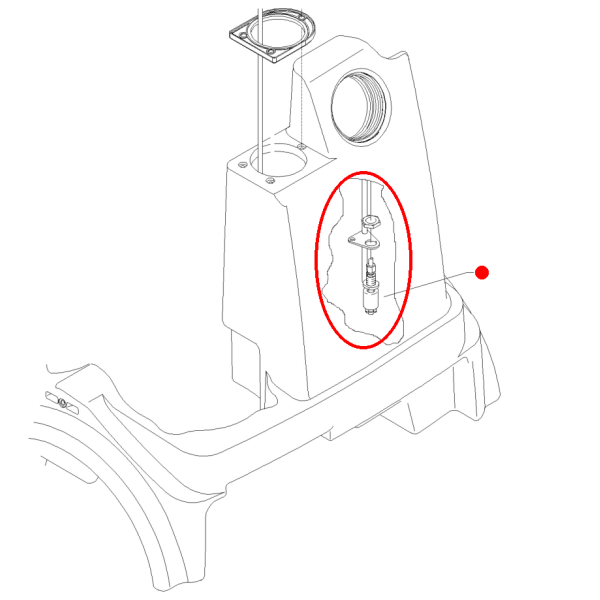 Kränzle Schwimmerschalter mit 1,7 m PVC-Kabel und NBR-Schwimmer