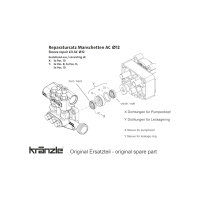 Kränzle Rep.-Satz Manschetten 12 mm für K 1050