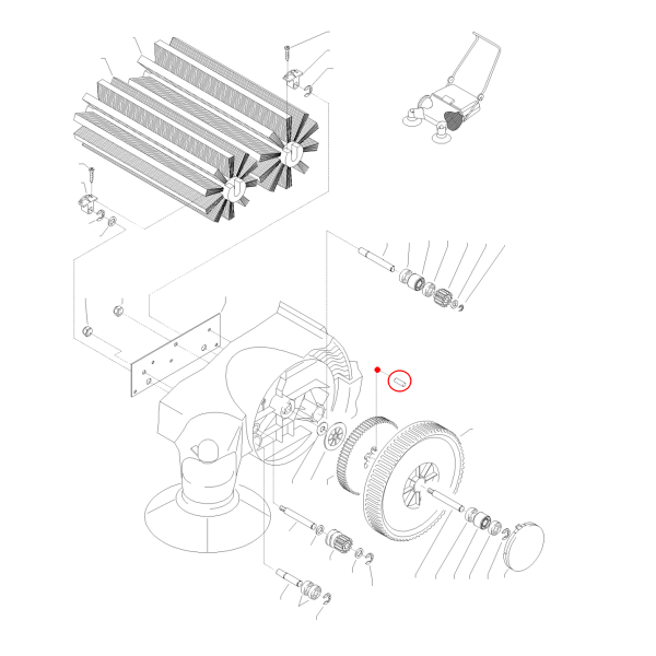 Kränzle Mitnahme  Kehrmaschine 2 + 2