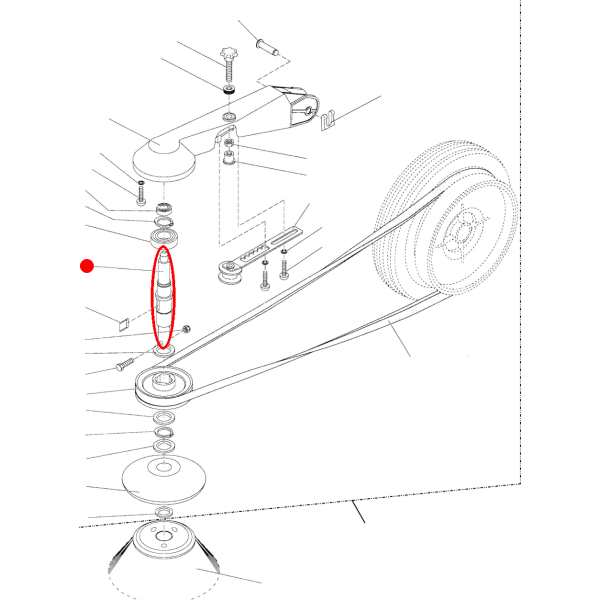 Kränzle Welle  Handkehrmaschine 1+1 51068